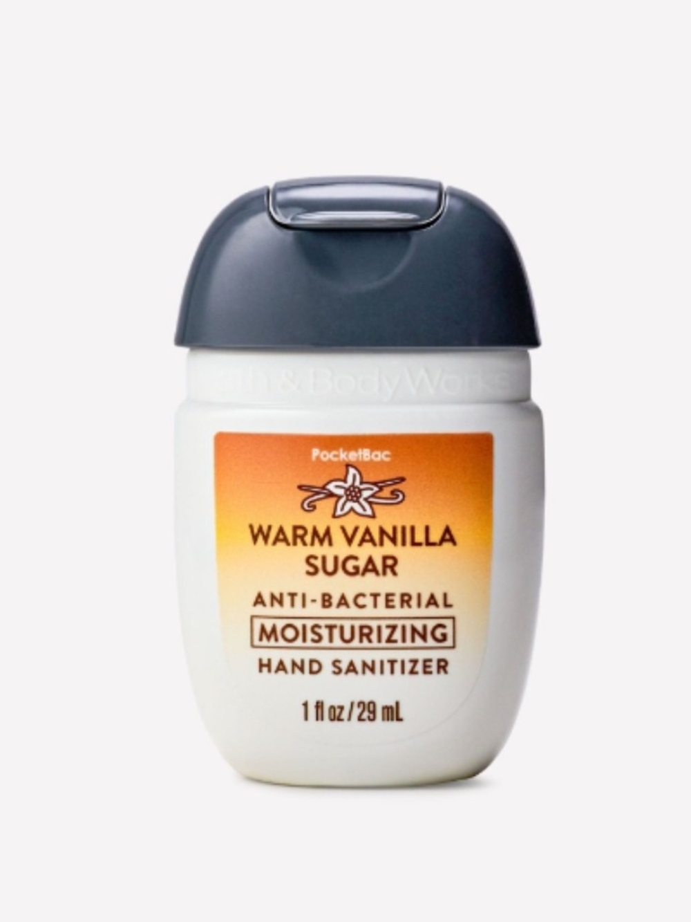 Bath & Body Works Warm Vanilla Sugar PocketBac Hand Sanitizer - White & Gray